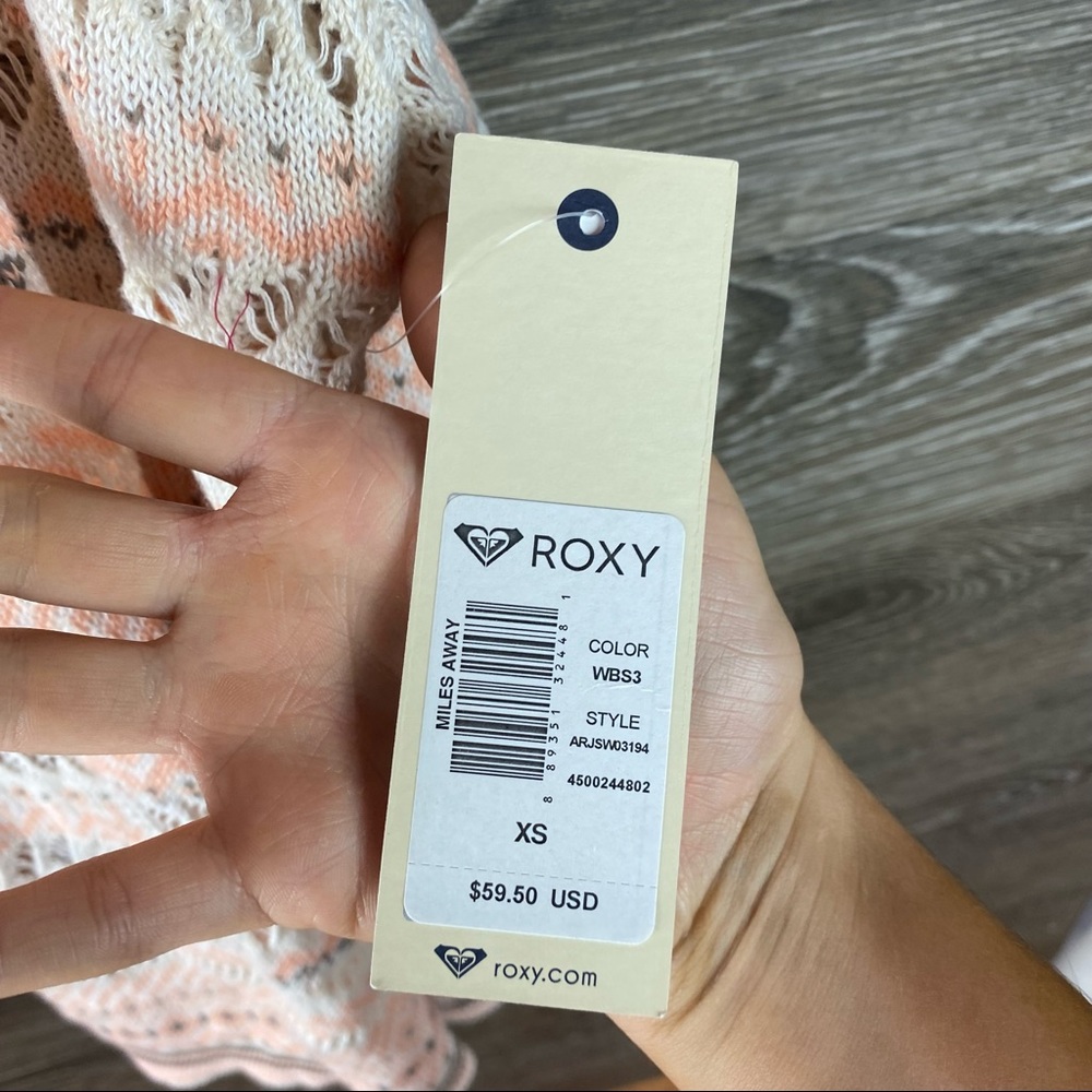 Roxy Miles away open front cardigan NWT - Picture 4 of 11